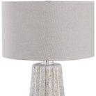 Pikes Stone-Ivory Table Lamp by Uttermost