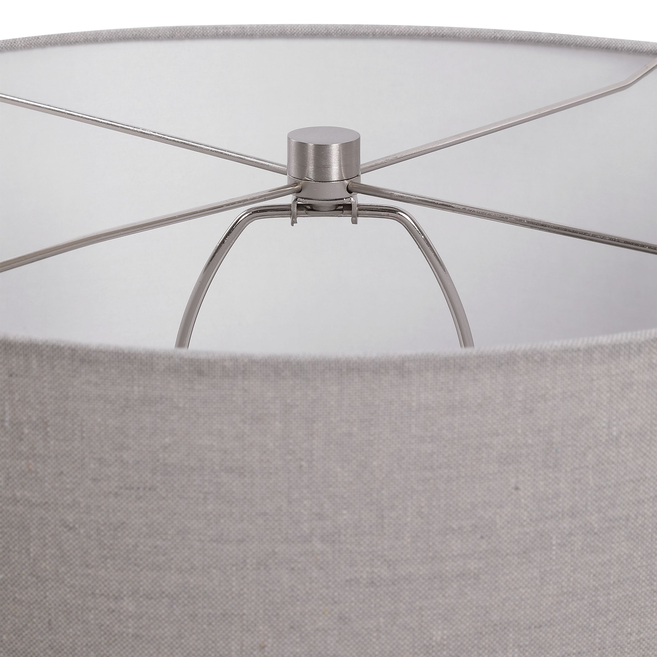Pikes Stone-Ivory Table Lamp by Uttermost