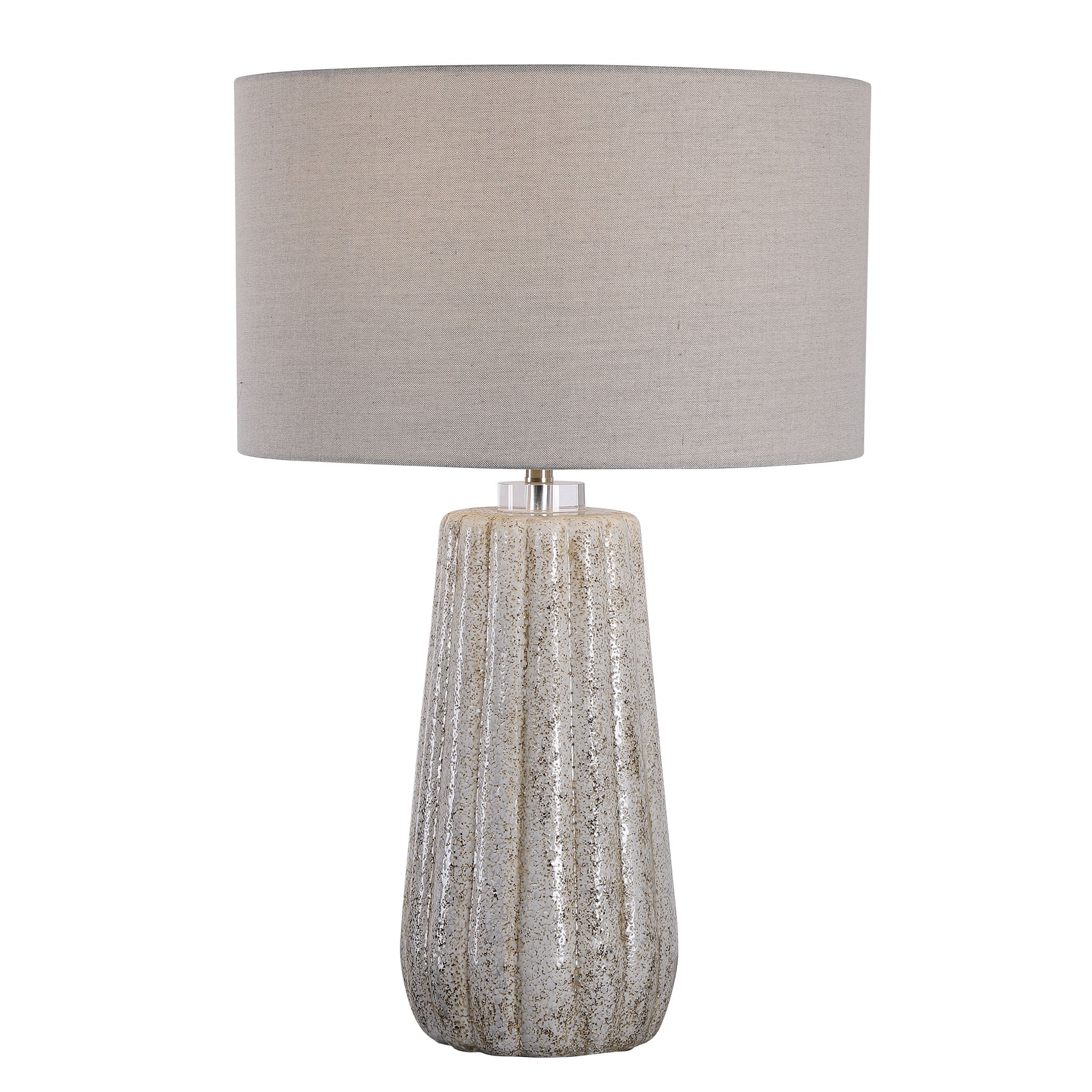 Pikes Stone-Ivory Table Lamp by Uttermost