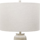 Comanche White Crackle Table Lamp by Uttermost