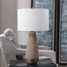 Volterra Taupe-Gray Table Lamp by Uttermost
