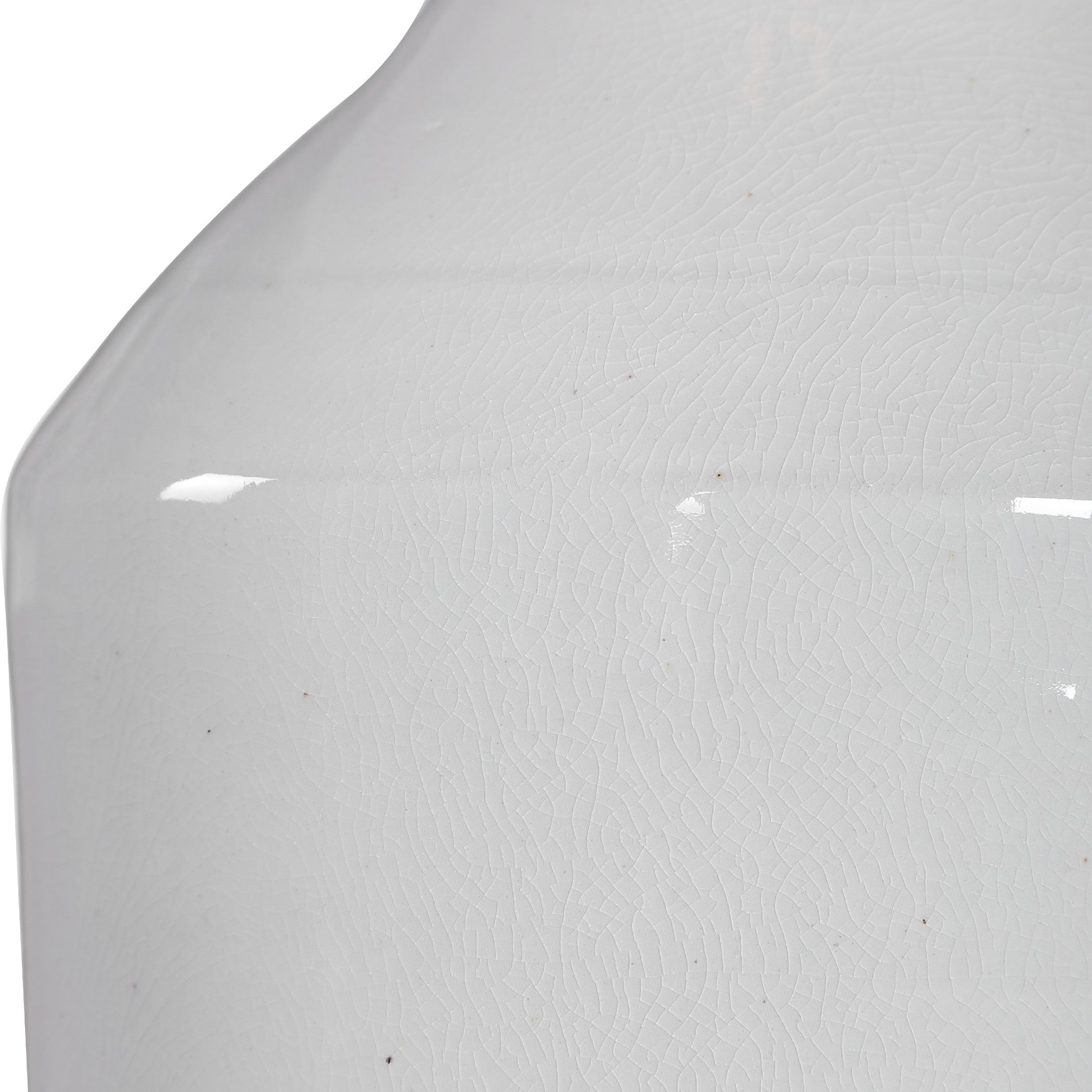 Dakota White Crackle Table Lamp by Uttermost