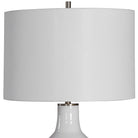 Dakota White Crackle Table Lamp by Uttermost