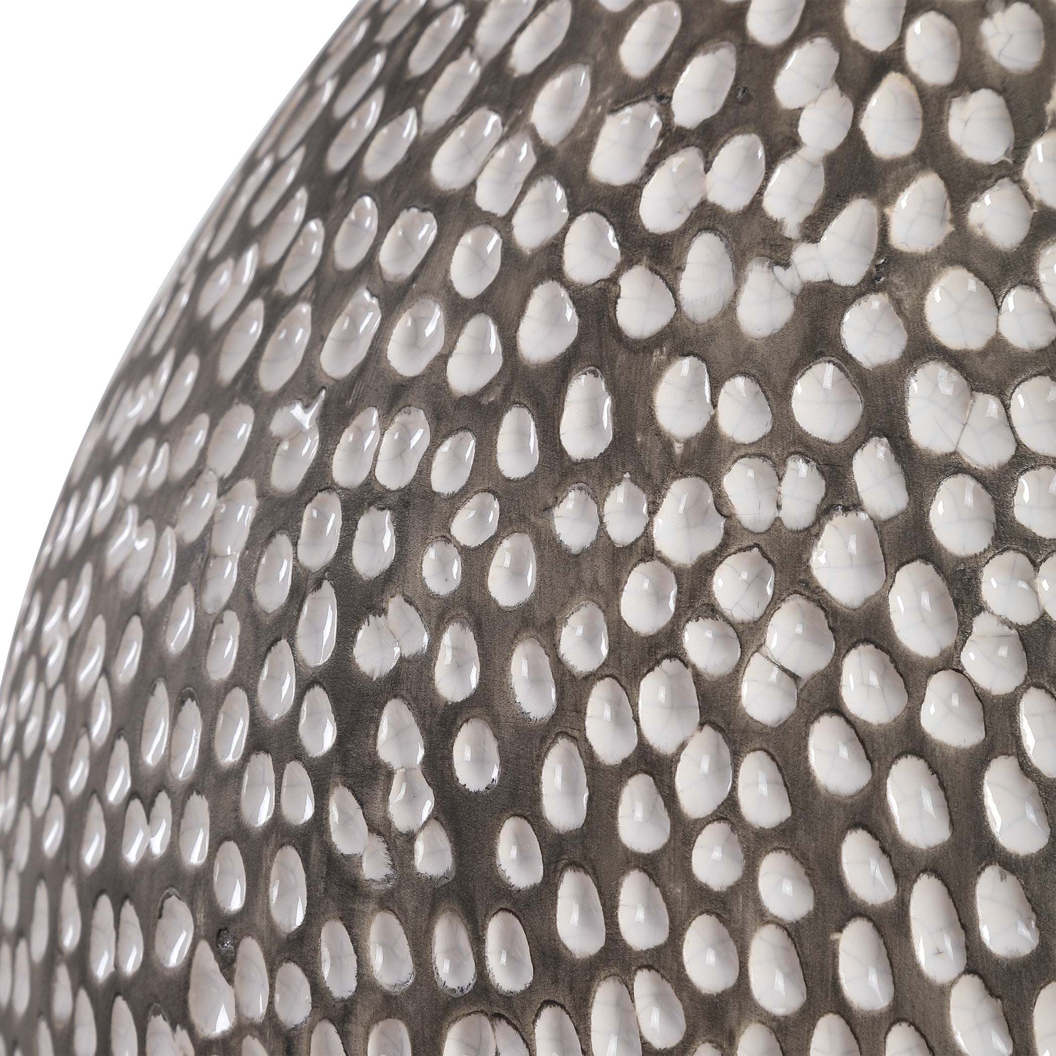 Cyprien Grey White Table Lamp by Uttermost