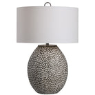 Cyprien Grey White Table Lamp by Uttermost