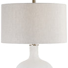 Whiteout Mottled Glass Table Lamp by Uttermost