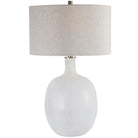 Whiteout Mottled Glass Table Lamp by Uttermost
