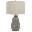 Monacan Gray Textured Table Lamp by Uttermost