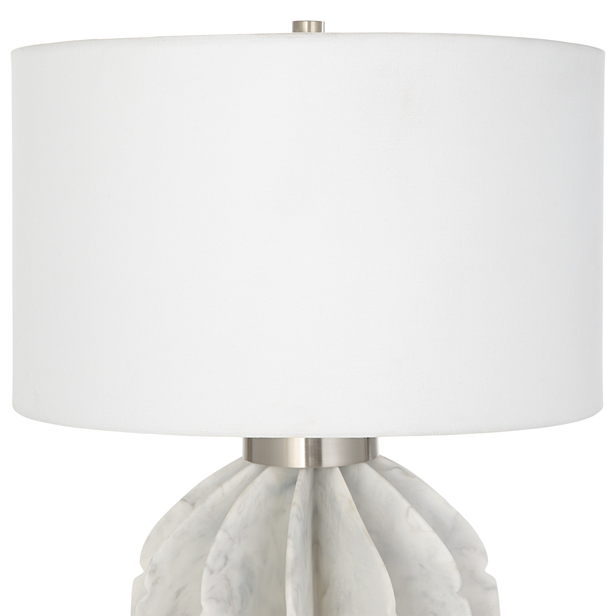 Repetition White Marble Table Lamp by Uttermost