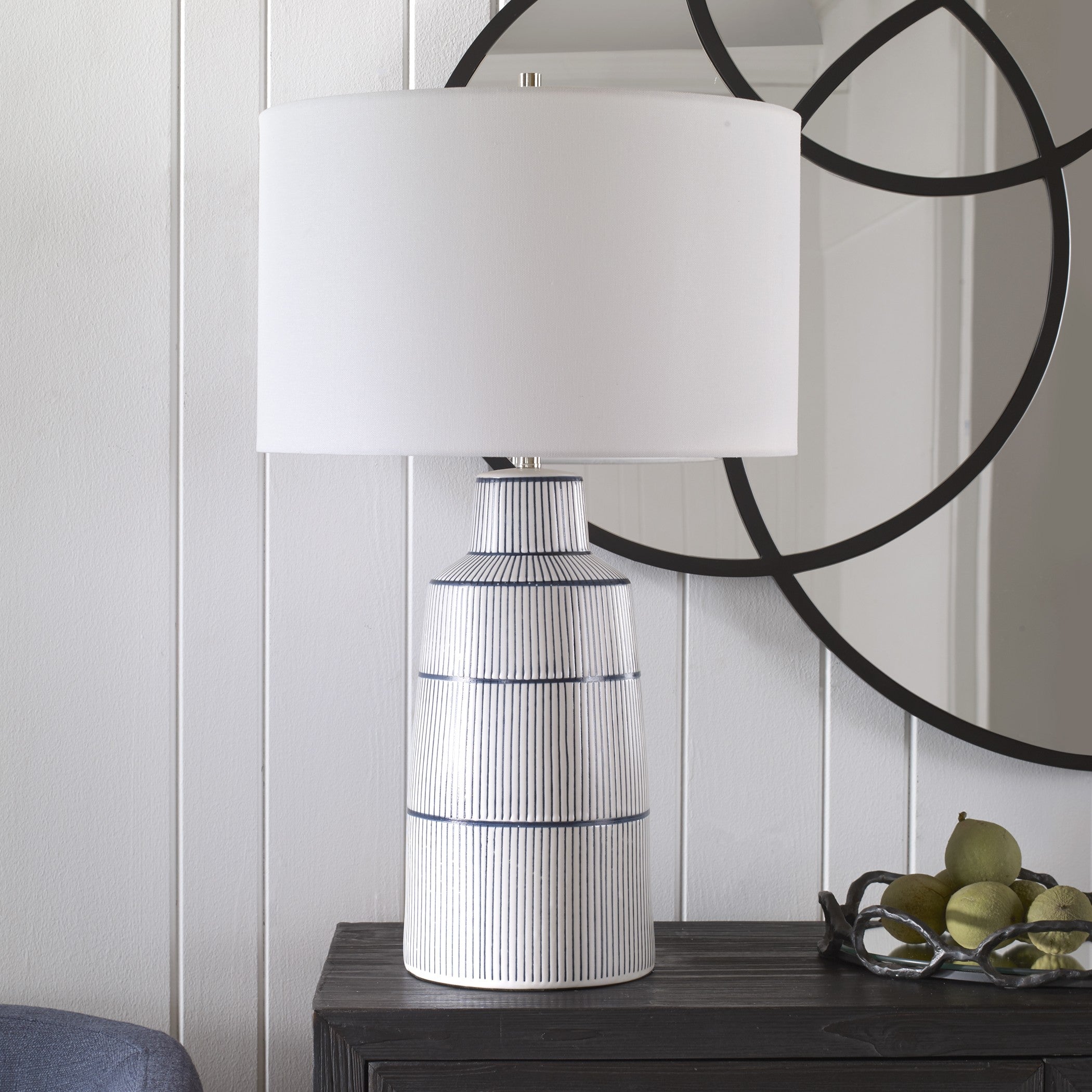 Breton Nautical Stripe Table Lamp by Uttermost