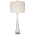Marille Ivory Stone Table Lamp by Uttermost