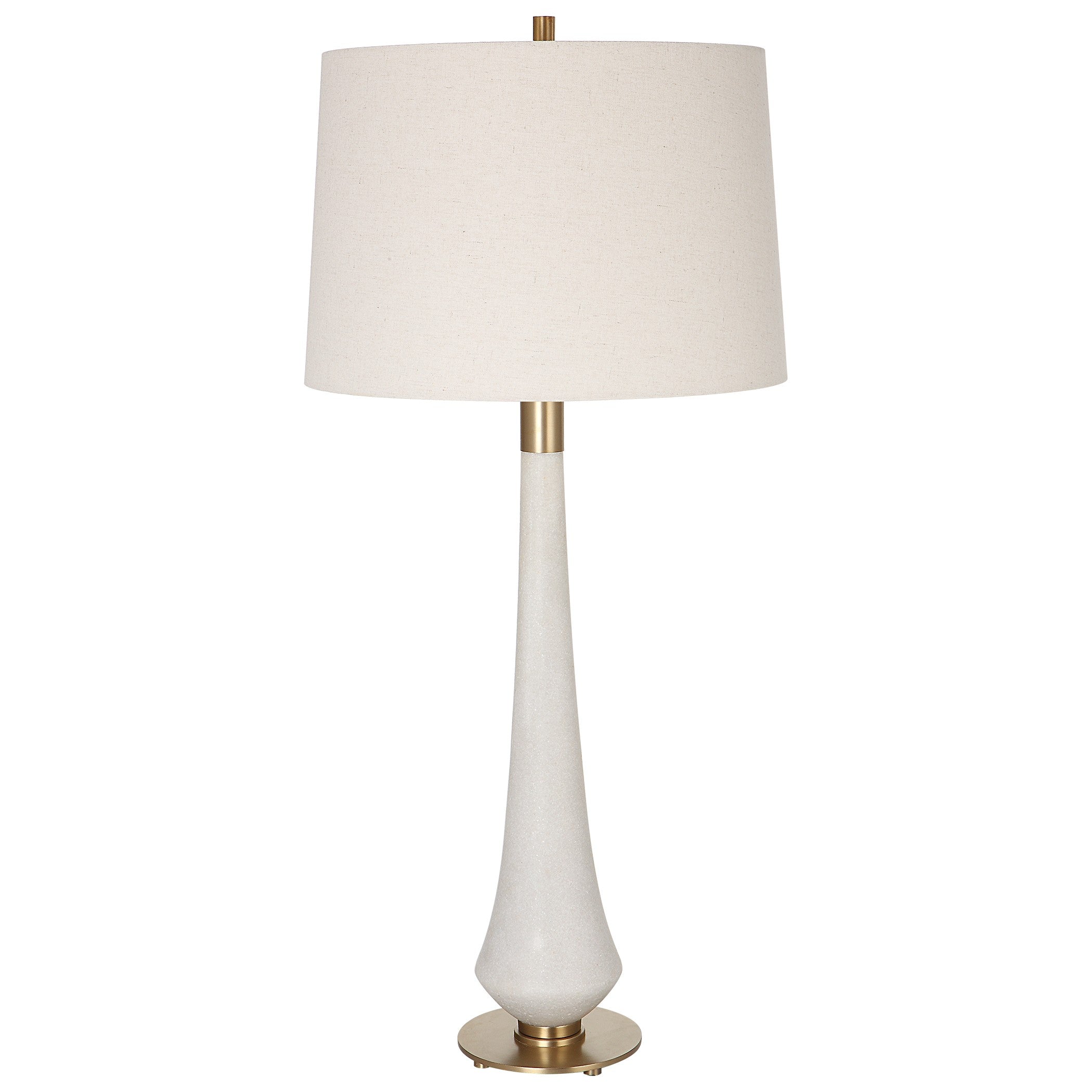 Marille Ivory Stone Table Lamp by Uttermost