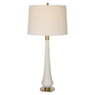 Marille Ivory Stone Table Lamp by Uttermost