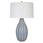 Veston Blue Glaze Table Lamp by Uttermost