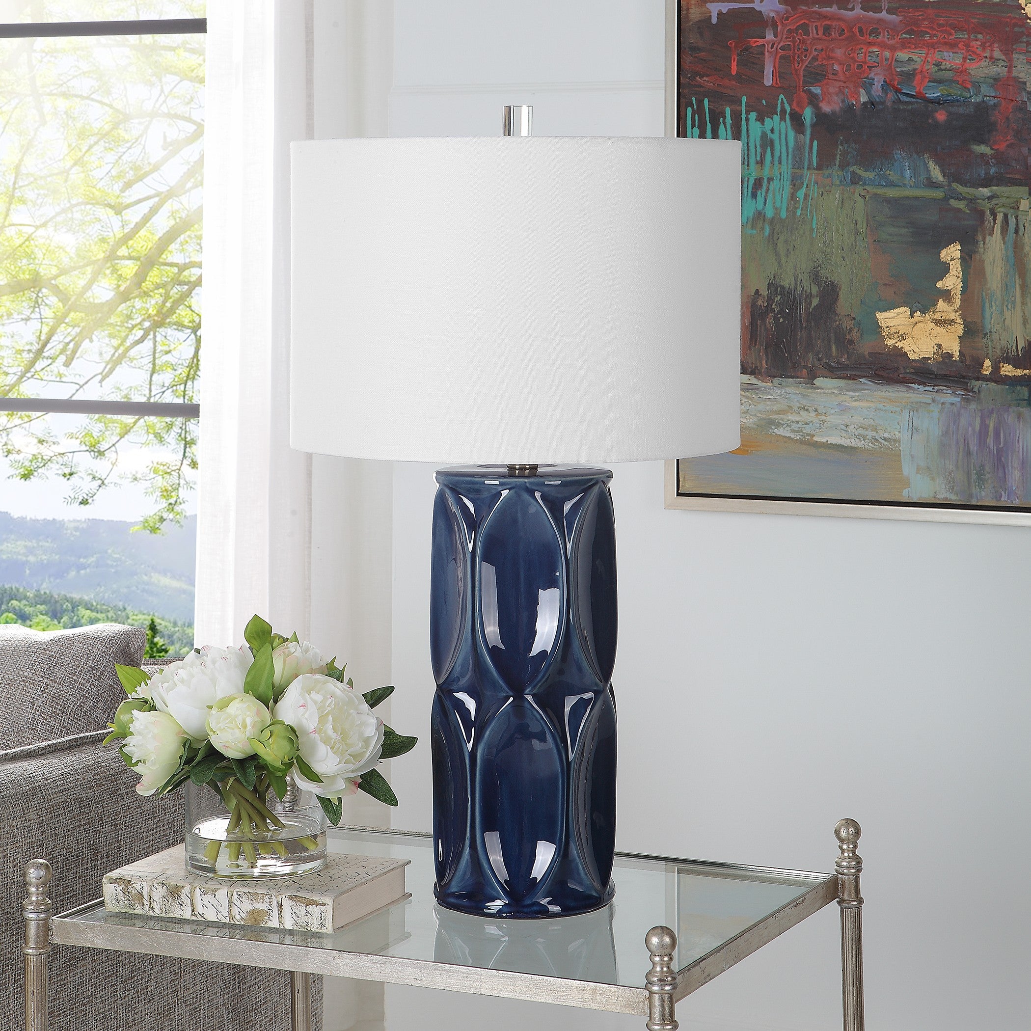 Sinclair Blue Table Lamp by Uttermost