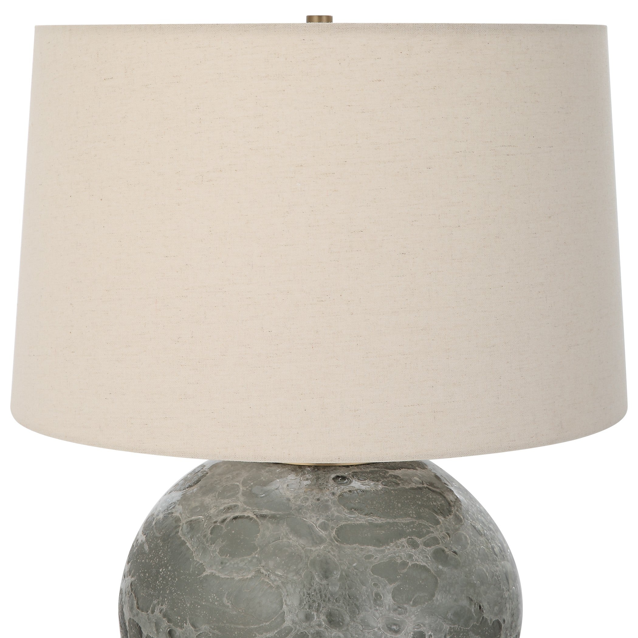 Lunia Gray Glass Table Lamp by Uttermost