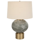 Lunia Gray Glass Table Lamp by Uttermost