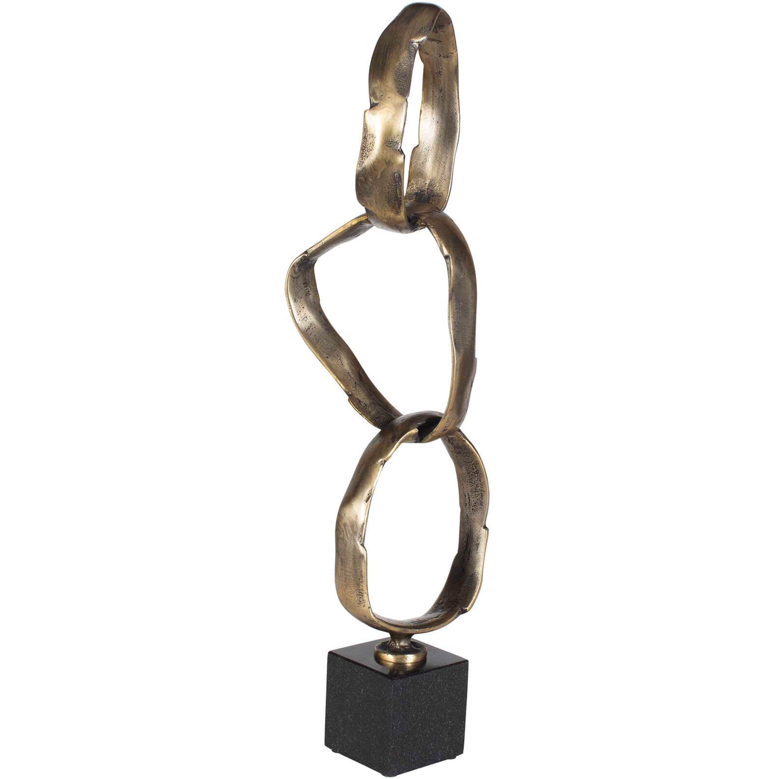 Loopform Brass Ring Sculpture by Uttermost