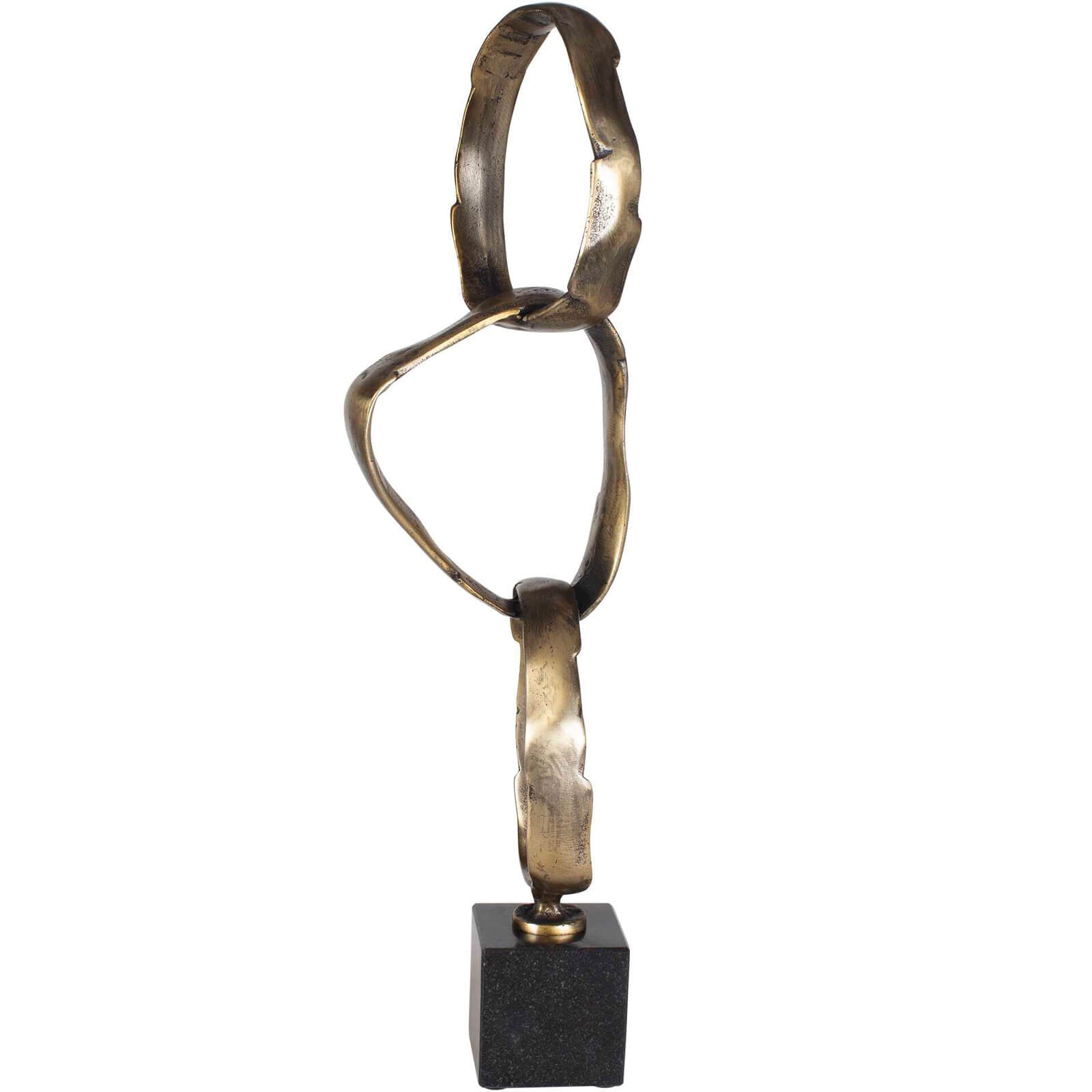 Loopform Brass Ring Sculpture by Uttermost