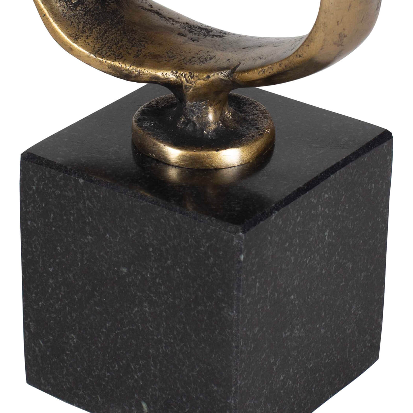 Loopform Brass Ring Sculpture by Uttermost