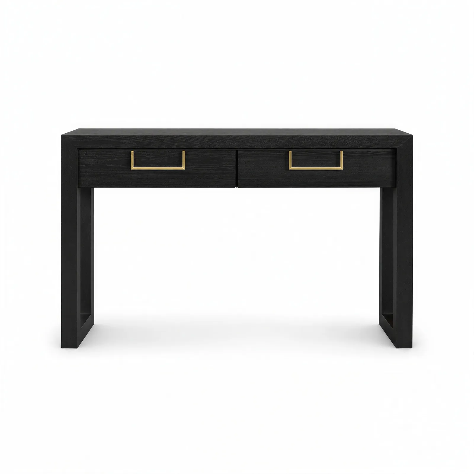 Lucca Brown & Brass Console Table Berkeley Designs