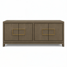 Lucca Grey Oak Veneer Sideboard with Gold Handles by Berkeley Designs