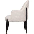 Luna Dining Arm Chair II in Dark by Theodore Alexander