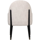 Luna Dining Arm Chair II in Dark by Theodore Alexander