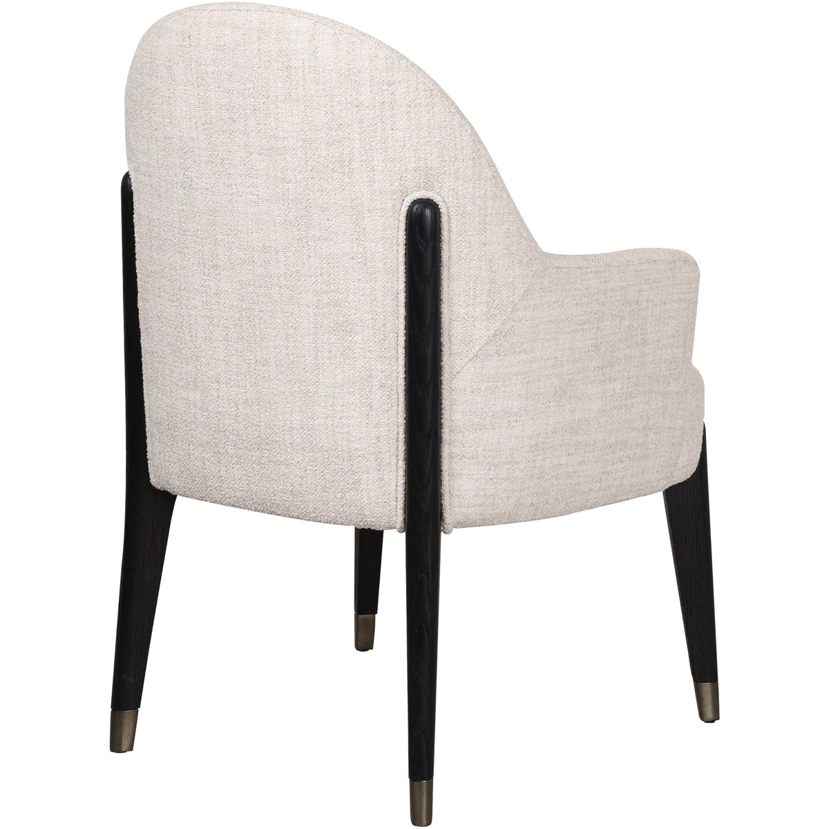 Luna Dining Arm Chair II in Dark by Theodore Alexander
