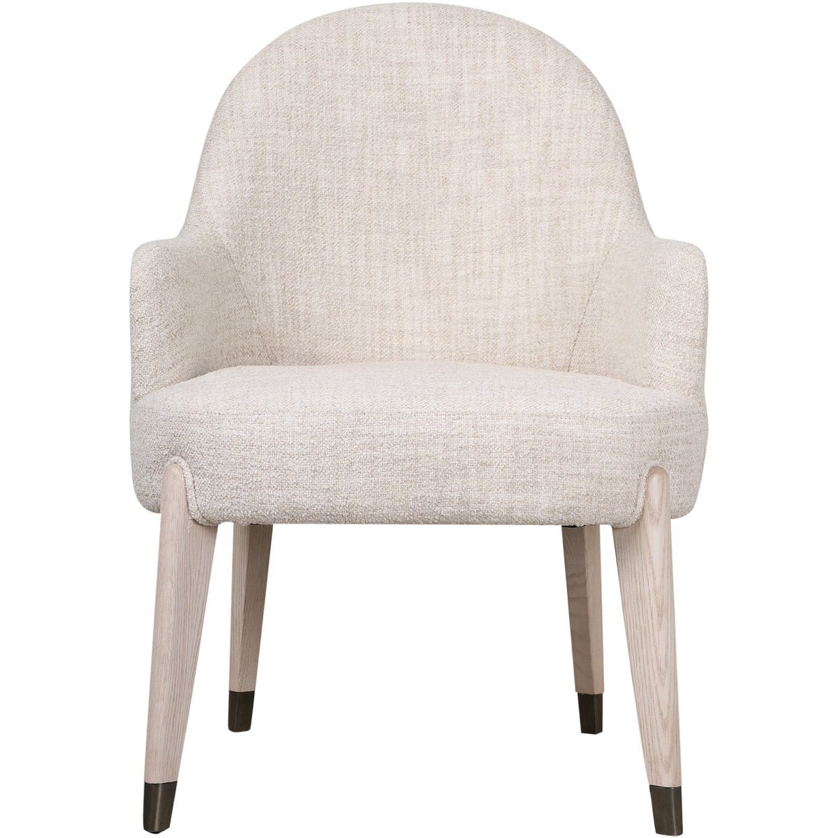 Luna Dining Arm Chair II in Light by Theodore Alexander