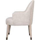 Luna Dining Arm Chair II in Light by Theodore Alexander
