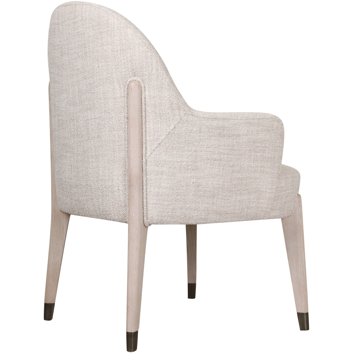 Luna Dining Arm Chair II in Light by Theodore Alexander