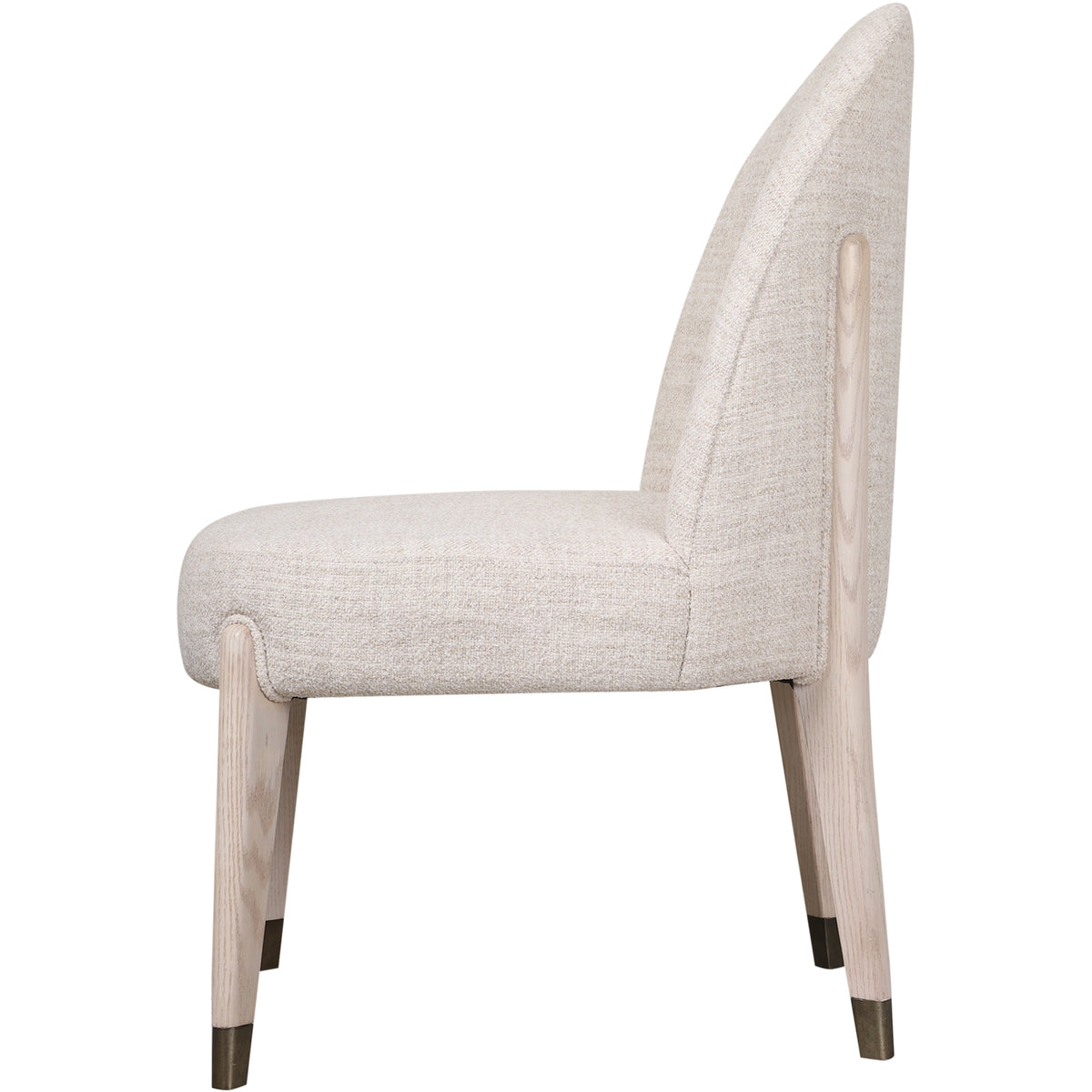 Luna Dining Side Chair II in Light by Theodore Alexander