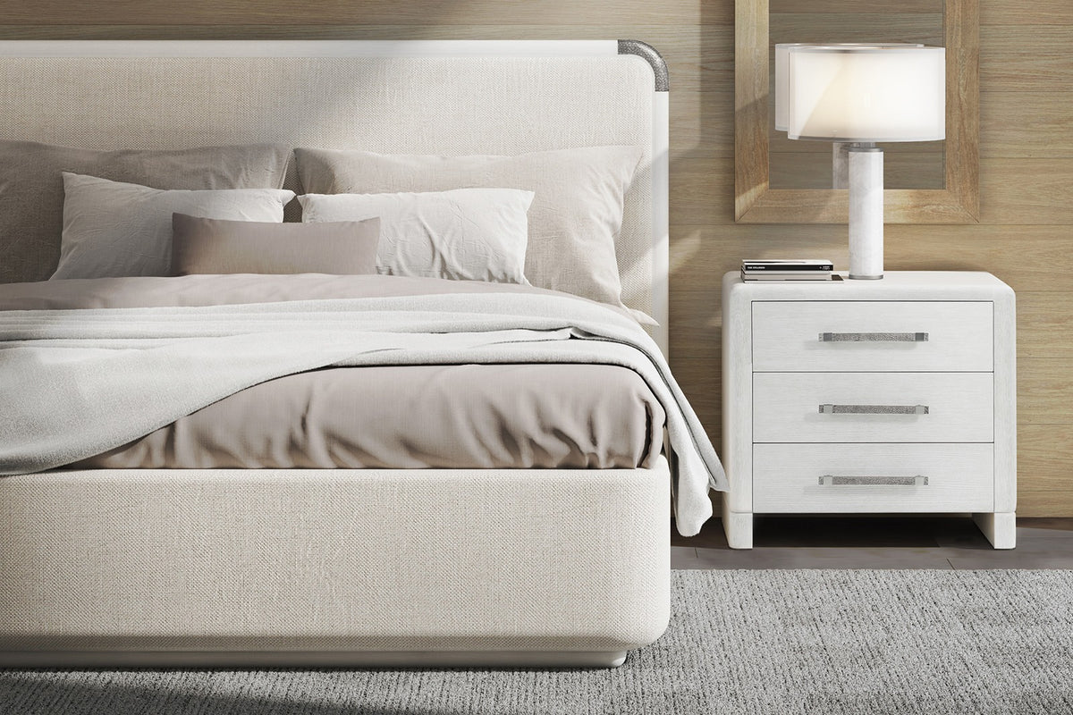 Luna 3-Drawer Bedside Table Light by Theodore Alexander