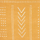 Malian Hand Woven Cushion in Mustard by Keiichi