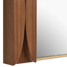 Macario Mid-Century Wood Mirror Uttermost