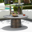 Madrone Indoor-Outdoor Bronze Coffee Table by Uttermost