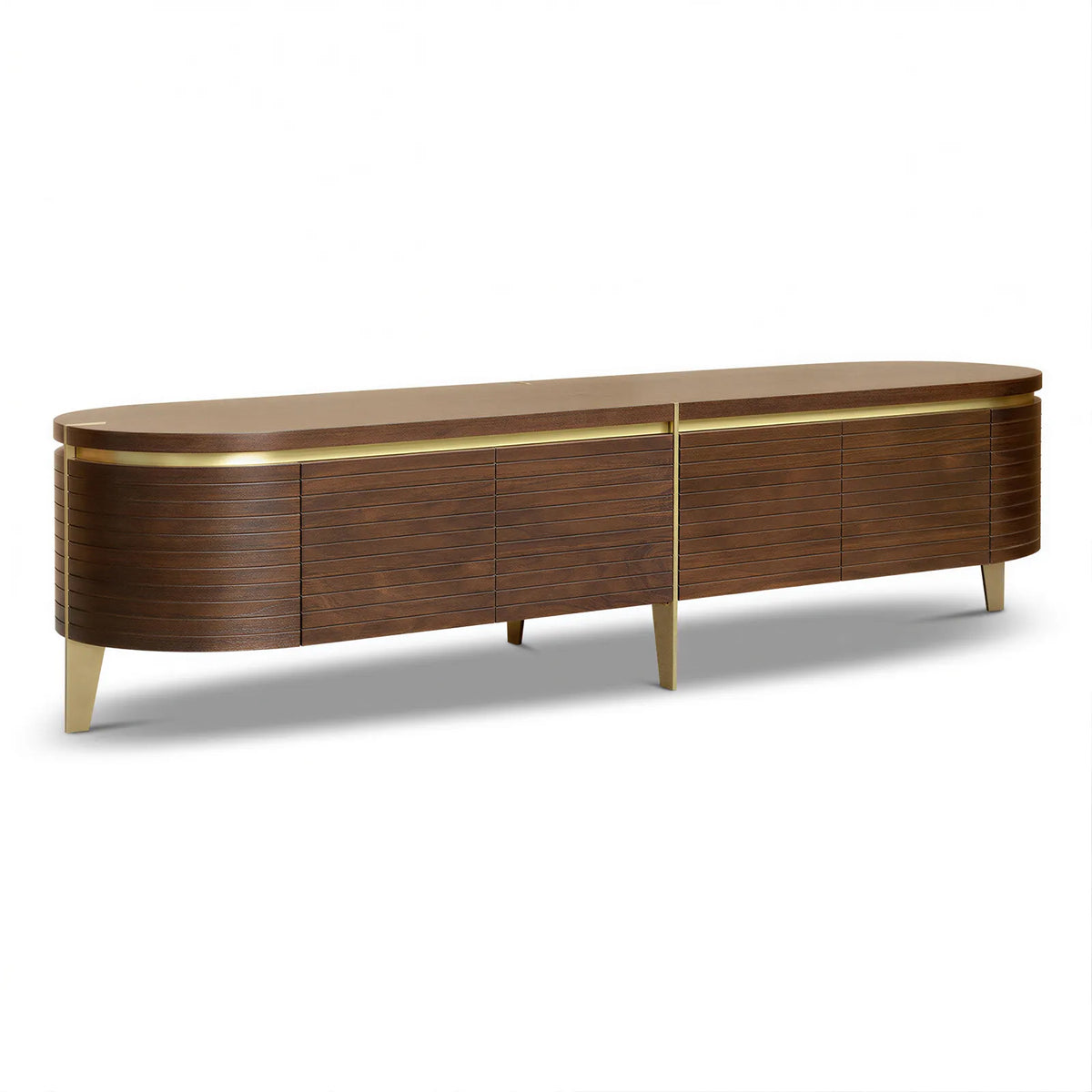 Berkeley Designs Malibu 2 Drawer Media Unit - Walnut Berkeley Designs