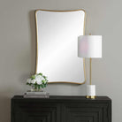 Marianne Mirror in Gold Leaf Keiichi