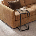 Mateo Glass Top Side Table by Uttermost