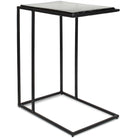 Mateo Glass Top Side Table by Uttermost