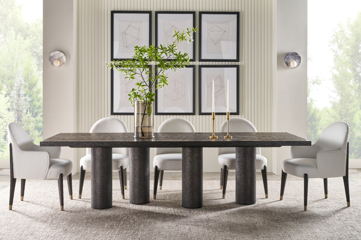 Maxwell Rectangular Dining Table in Dark - 274cm by Theodore Alexander