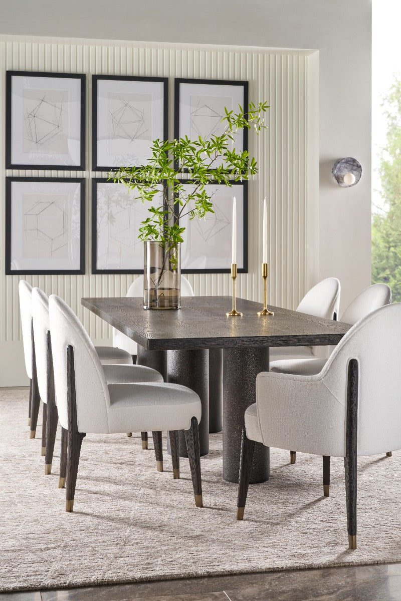 Maxwell Rectangular Dining Table in Dark - 274cm by Theodore Alexander
