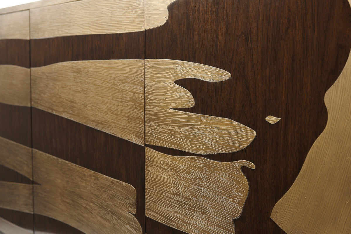 Washi Cabinet High Gloss Pinyon by Theodore Alexander