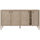 Meadowcroft 4-Door Sideboard in Riverwash Oak by Theodore Alexander