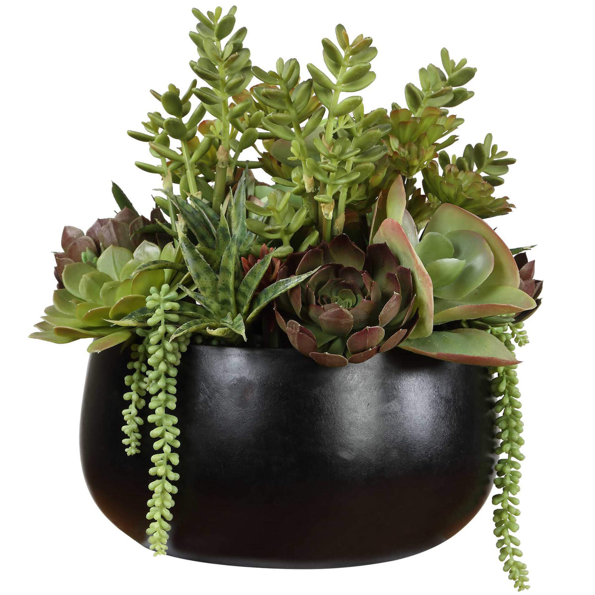 Mico Indoor-Outdoor Succulent Centerpiece Uttermost