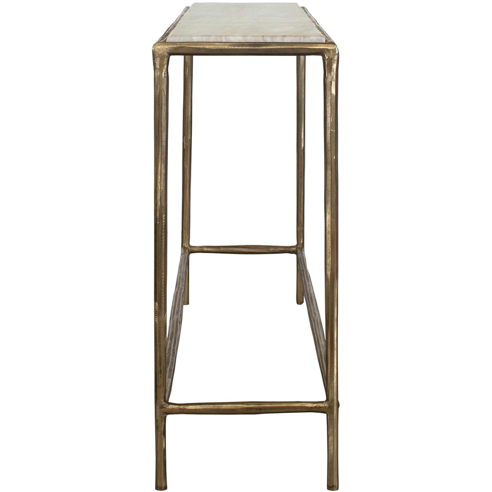 Minerva Marble Top Console Table by Uttermost