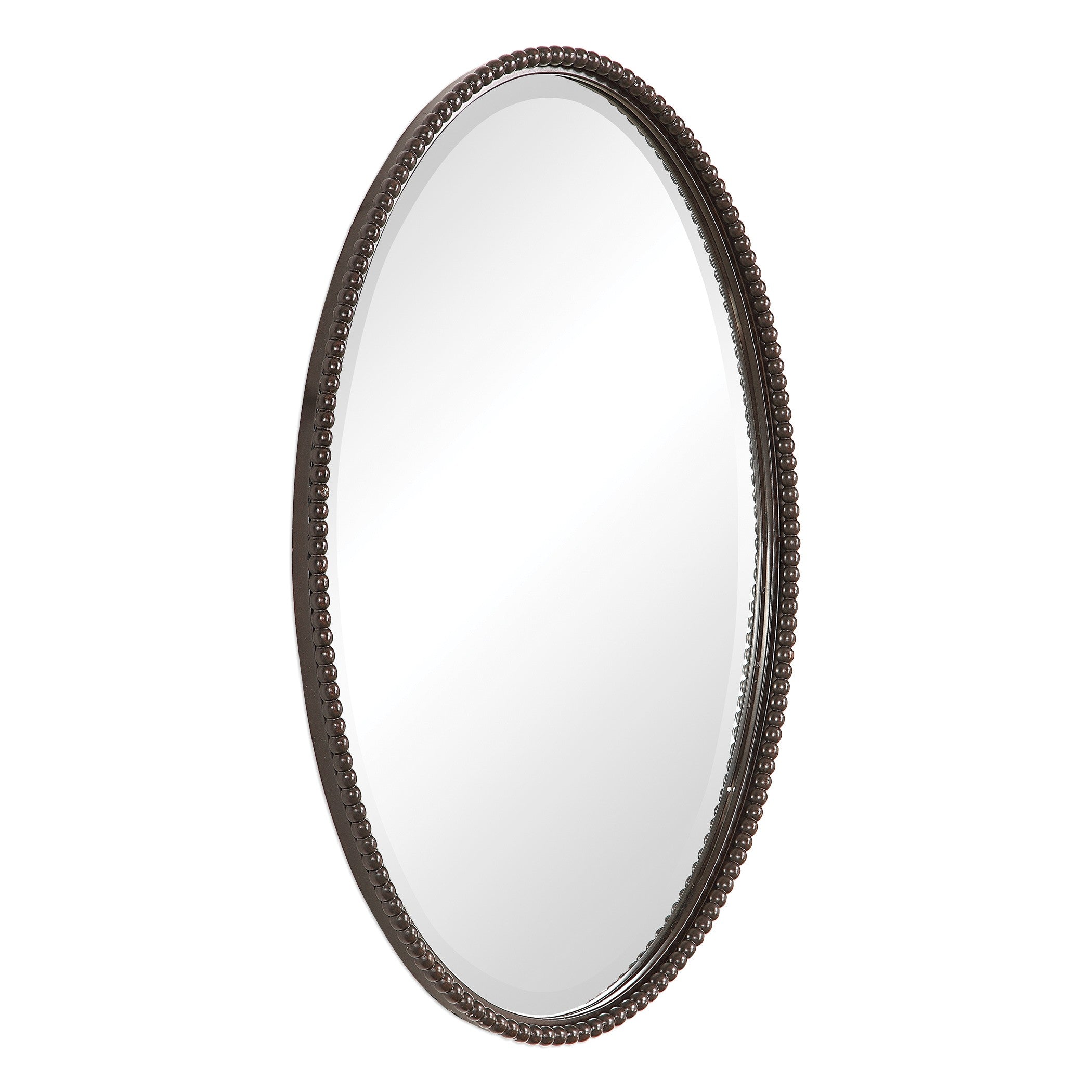 Sherise Bronze Oval Mirror by Uttermost