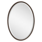 Sherise Bronze Oval Mirror by Uttermost
