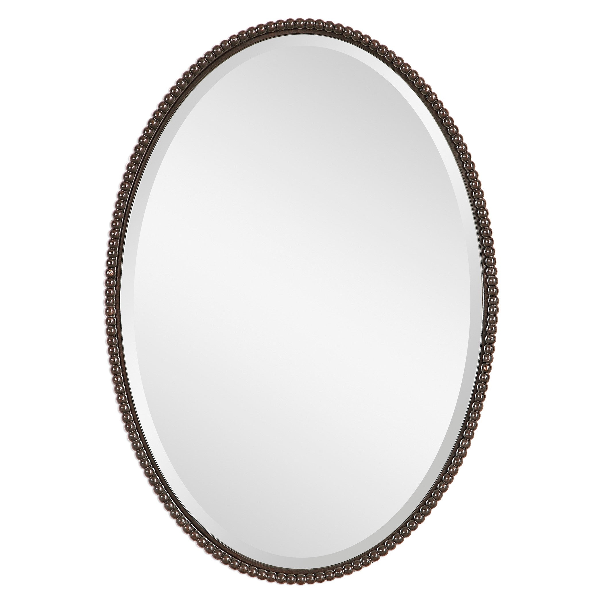 Sherise Bronze Oval Mirror by Uttermost